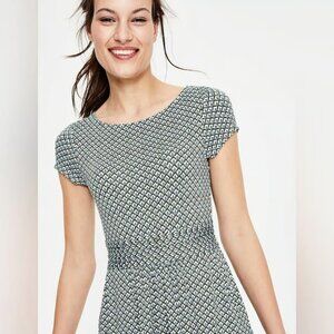 Boden Amelie Dress, Geo Print, with pockets, size 6P